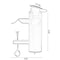Gardenised Outdoor Weather Resistant Balcony Clamp Umbrella Holder QI003890 - alternate 6